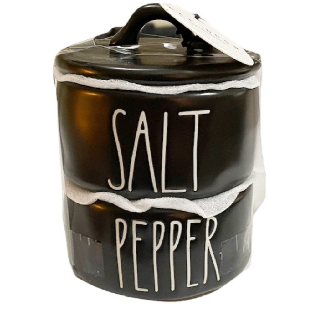 NEW Rae Dunn SALT & PEPPER Cellars